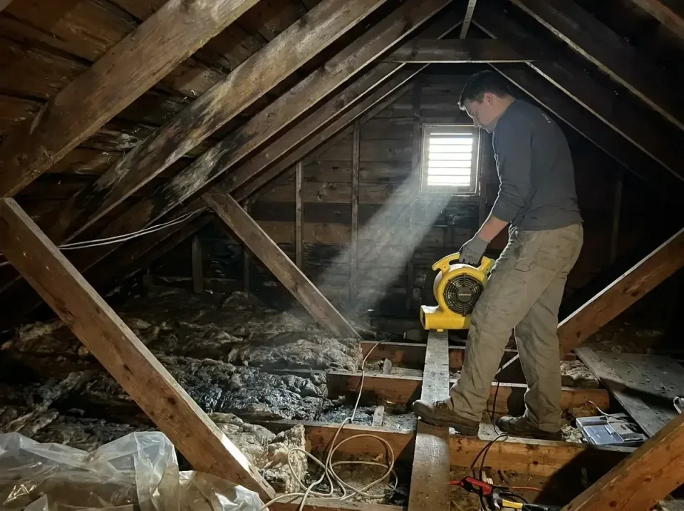 attic-water-damage-drying-proc-007 — frequently asked questions, Emergency Water Extraction & 24/7 Flood Response in Parker,…